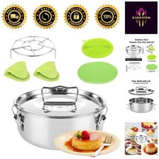 Elegant Stainless Steel Flan