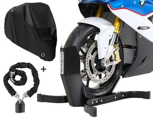 Wheel chock chain lock - +, +