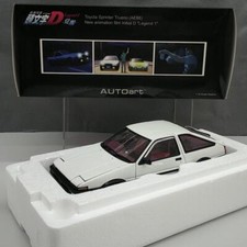 AUTOart 1/18 Scale Initial D Toyota Sprinter Trueno (AE86) White with Box Used