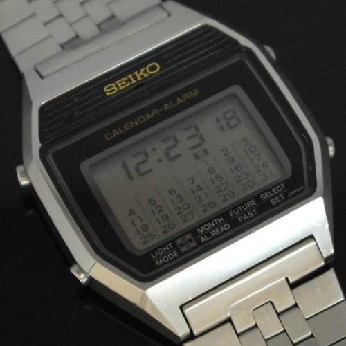 Vintage seiko digital calendar - vintage,