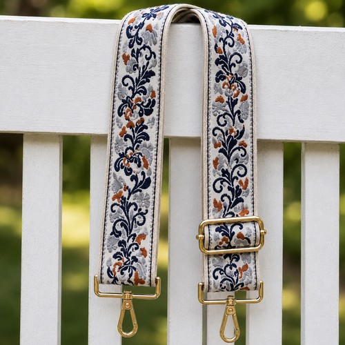 Boho floral woven - woven, strap