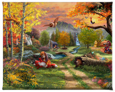 Thomas Kinkade Studios Fox and