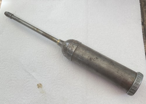 Vintage grease gun push - gun, type