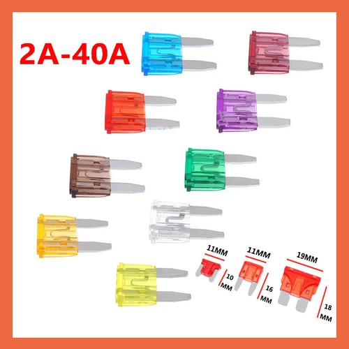 Mini blade fuses 7 - mini, 3a