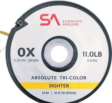 SCIENTIFIC ANGLERS OX Absolute Tri-Color Sighter 10M Euro-Nymphing Tippet , 