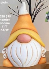 Hamlet Gnome Unpainted Ceramic Bisque Ready To Paint