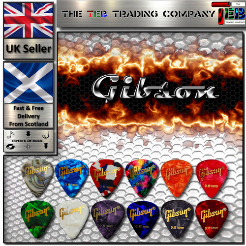 Gibson guitar picks plectrum - gibson,