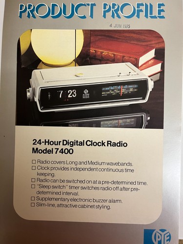 Pye 7400 hour - pye, clock
