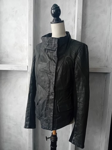 All saints black leather - all,
