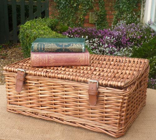 Wicker basket hamper storage - basket,