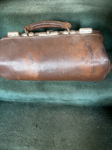 Vintage leather gladstone - gladstone, bag
