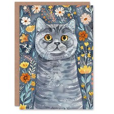 Greeting Card Cute Blue