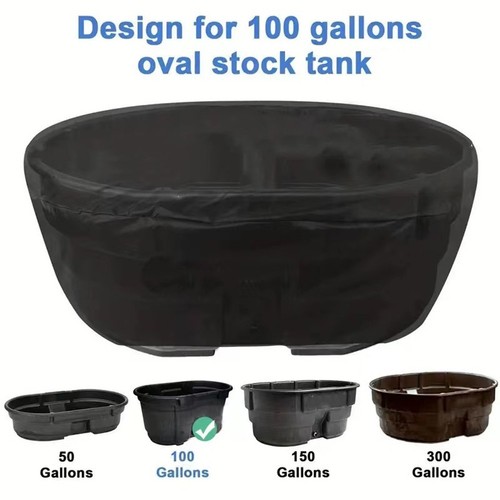 Oval stock tank cover - oval,