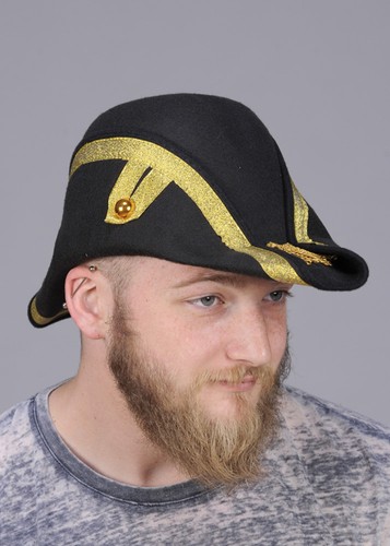 Adult black bicorn - bicorn, pirate