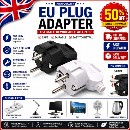 Euro plug schuko european - euro,