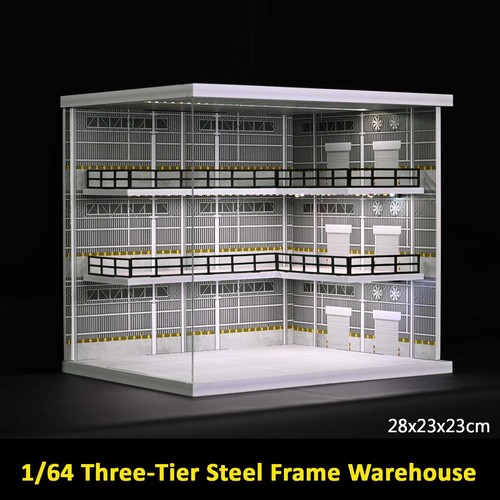 Diorama car garage model - garage,