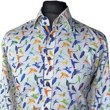 CLAUDIO LUGLI Shirt Mens LARGE