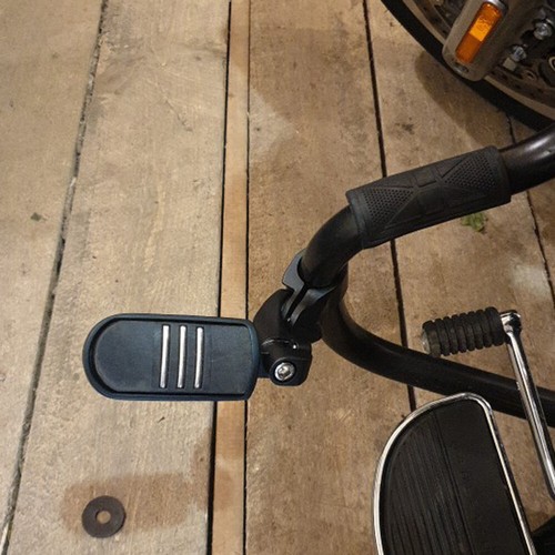 Black highway foot pegs - highway,