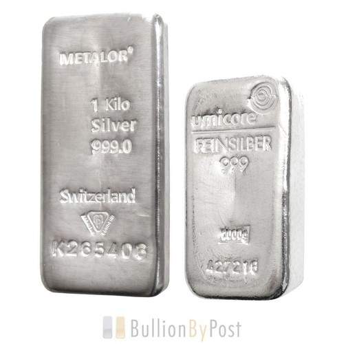 Kilo silver bullion bar - 1,