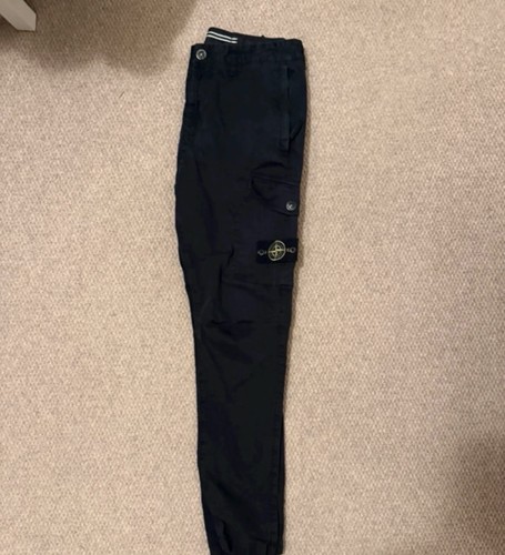 Stone island black men cargo - island, men's