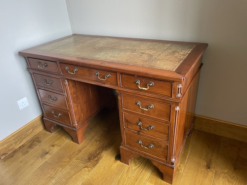Reproduction writing desk with - writing,