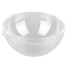 .Clear Baubles 3.9in Diameter