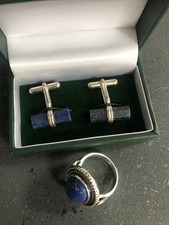 lapis lazuli cufflinks &
