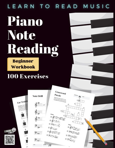 Piano note reading workbook - note,