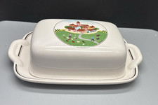 Villeroy & Boch Butter Dish Naif Porcelain Excellent Condition RARE