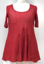 ZUZA BART RED KNIT LINEN