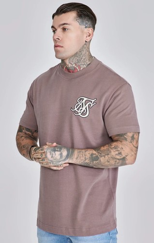 Siksilk mens brown logo - brown,