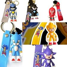 Sonic Keyring Stocking Filler  🇬🇧Based Gift Pendant Bag Charm Hedgehog