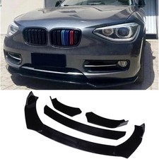 For 1Series 118i 118d 120i 120d 125i Gloss Front Bumper Lip Spoiler Splitter Kit