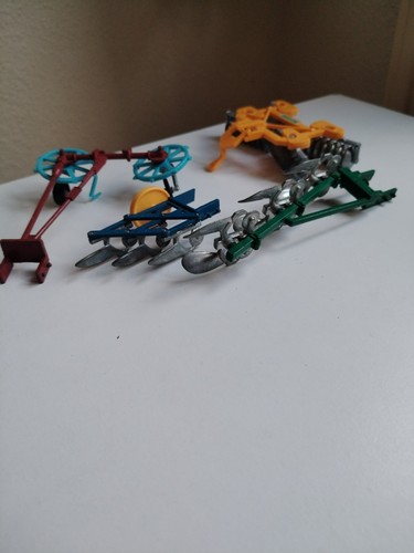 Vintage britains farm plough - britains,