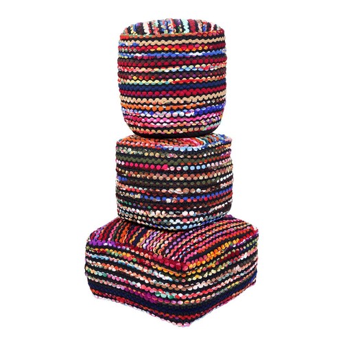 Handmade pouf ottoman - handmade,