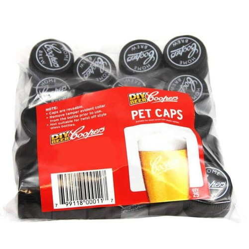 Coopers pet bottle caps - coopers,