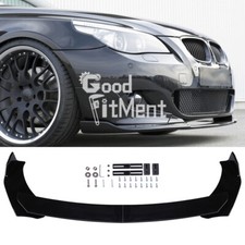 Front Bumper Chin Lip Black Splitter Spoiler Diffuser For 5 Series E60 E61 F10
