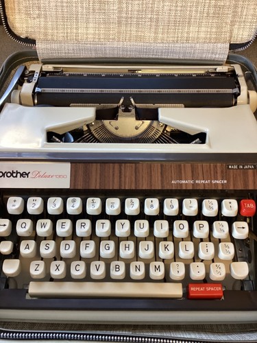 Vintage brother typewriter - brother.,