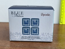 Blue Italian Spode 75mm Square