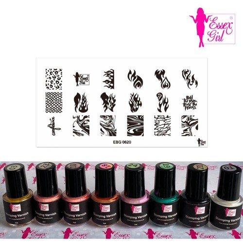 Essex girl nail art - girl,