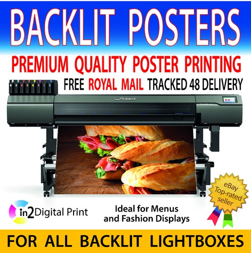 Backlit film poster printing - film,