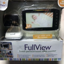 Summer Full View Video Monitor 5-in Pan Scan Zoom for Baby, Elderly, Pet 29270