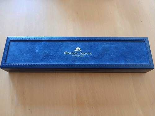Maurice lacroix blue leather - blue,