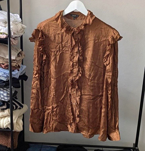 Massimo dutti brown chiffon - massimo,