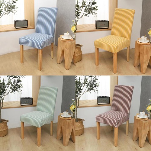 Stripe dining chair covers - dining,