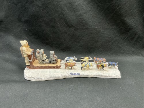 Vintage dog sled alaska - dog,