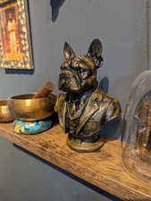 French Bulldog Bust Statue