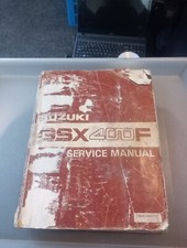 Genuine Suzuki GSX400F Service
