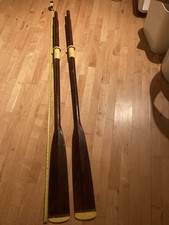 Vintage Pair Wooden Rowing