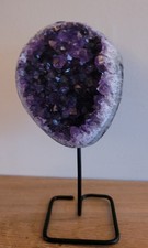 Amethyst Druzy Geode Cluster